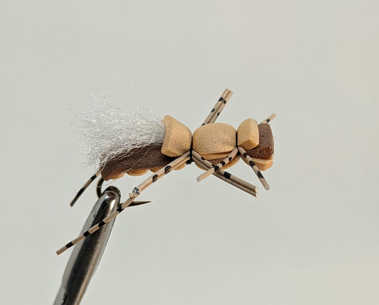 Fat Albert Tan Fly fishing fly. Dry, subsurface and nymph flies for anglers and fisherman. All the flies you need for sale online. Flies to buy online. Online fly fishing supplies. Catch fish with flies from Frontier Flies.