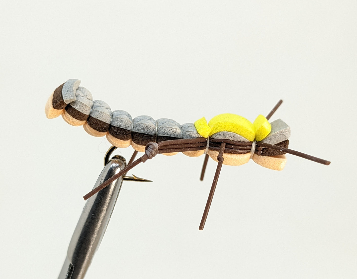 Foam Hopper Tan Fly fishing fly. Dry, subsurface and nymph flies for anglers and fisherman. All the flies you need for sale online. Flies to buy online. Online fly fishing supplies. Catch fish with flies from Frontier Flies.