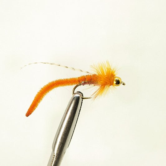 Fox Pupa Bead Head Orange Fly fishing fly. Dry, subsurface and nymph flies for anglers and fisherman. All the flies you need for sale online. Flies to buy online. Online fly fishing supplies. Catch fish with flies from Frontier Flies.