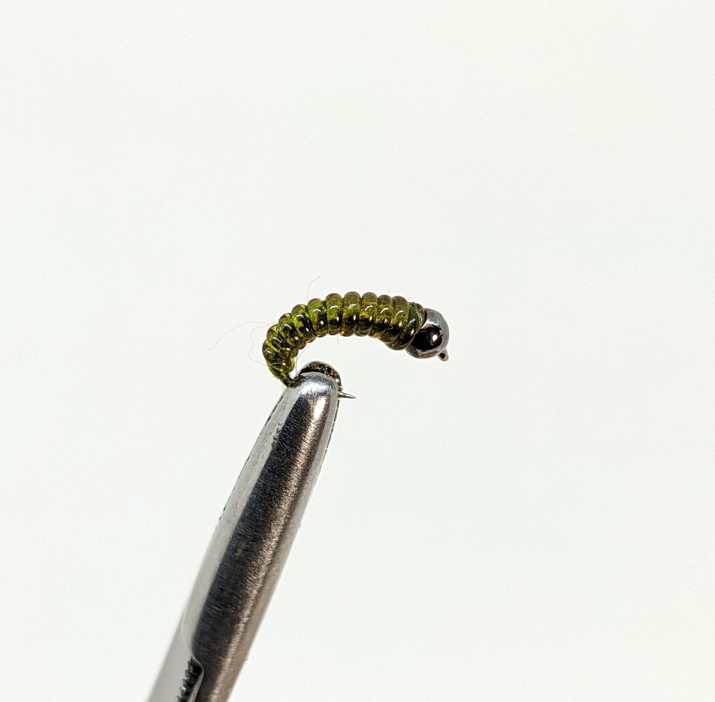 Grub Bead Head Olive Fly fishing fly. Dry, subsurface and nymph flies for anglers and fisherman. All the flies you need for sale online. Flies to buy online. Online fly fishing supplies. Catch fish with flies from Frontier Flies.