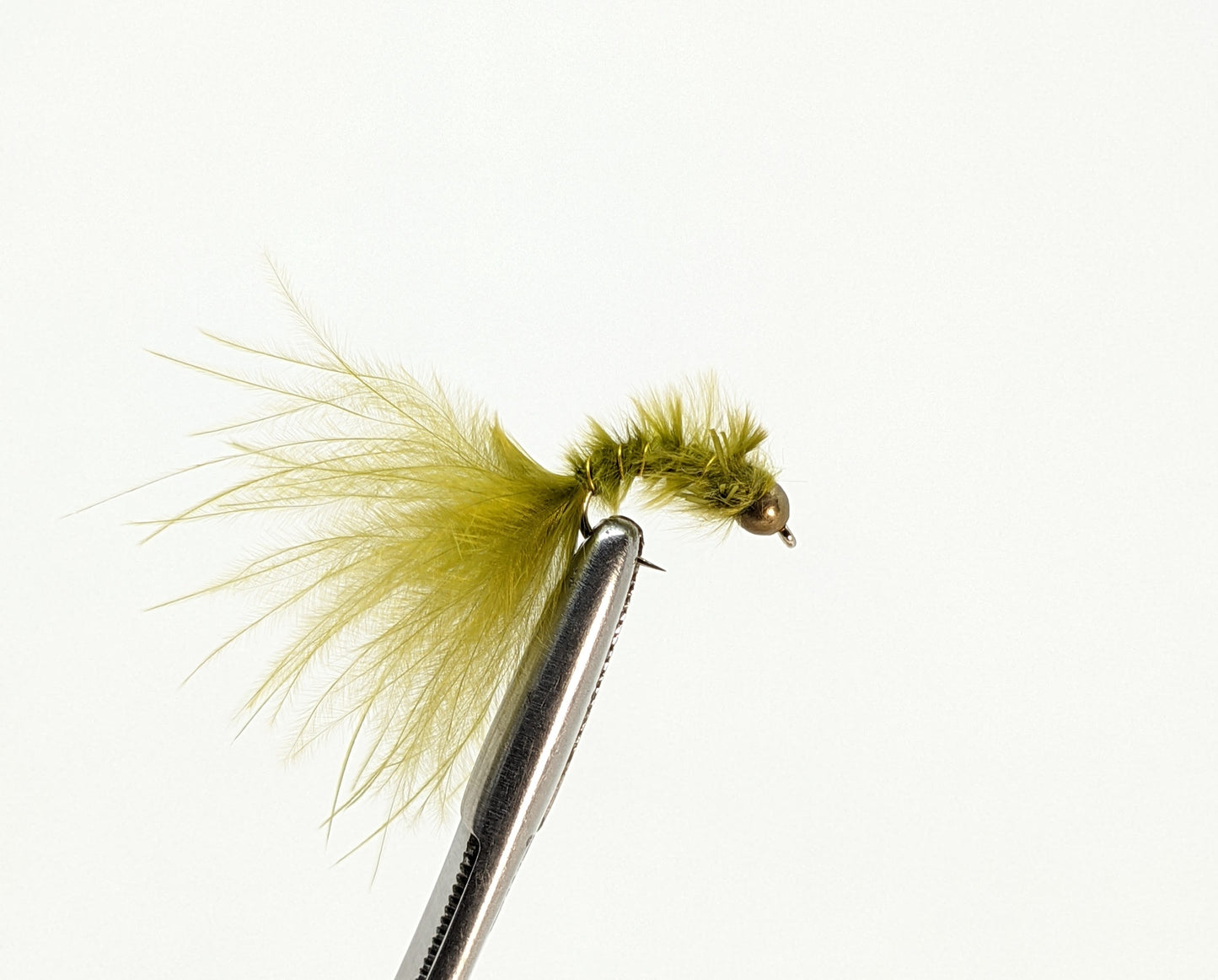 Micro Leech Bead Head Olive Fly fishing fly. Dry, subsurface and nymph flies for anglers and fisherman. All the flies you need for sale online. Flies to buy online. Online fly fishing supplies. Catch fish with flies from Frontier Flies.