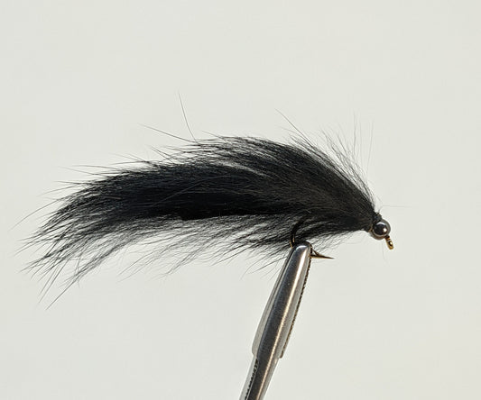 Black Bunny Leech Bead Head  Fly fishing fly. Dry, subsurface and nymph flies for anglers and fisherman. All the flies you need for sale online. Flies to buy online. Online fly fishing supplies. Catch fish with flies from Frontier Flies.