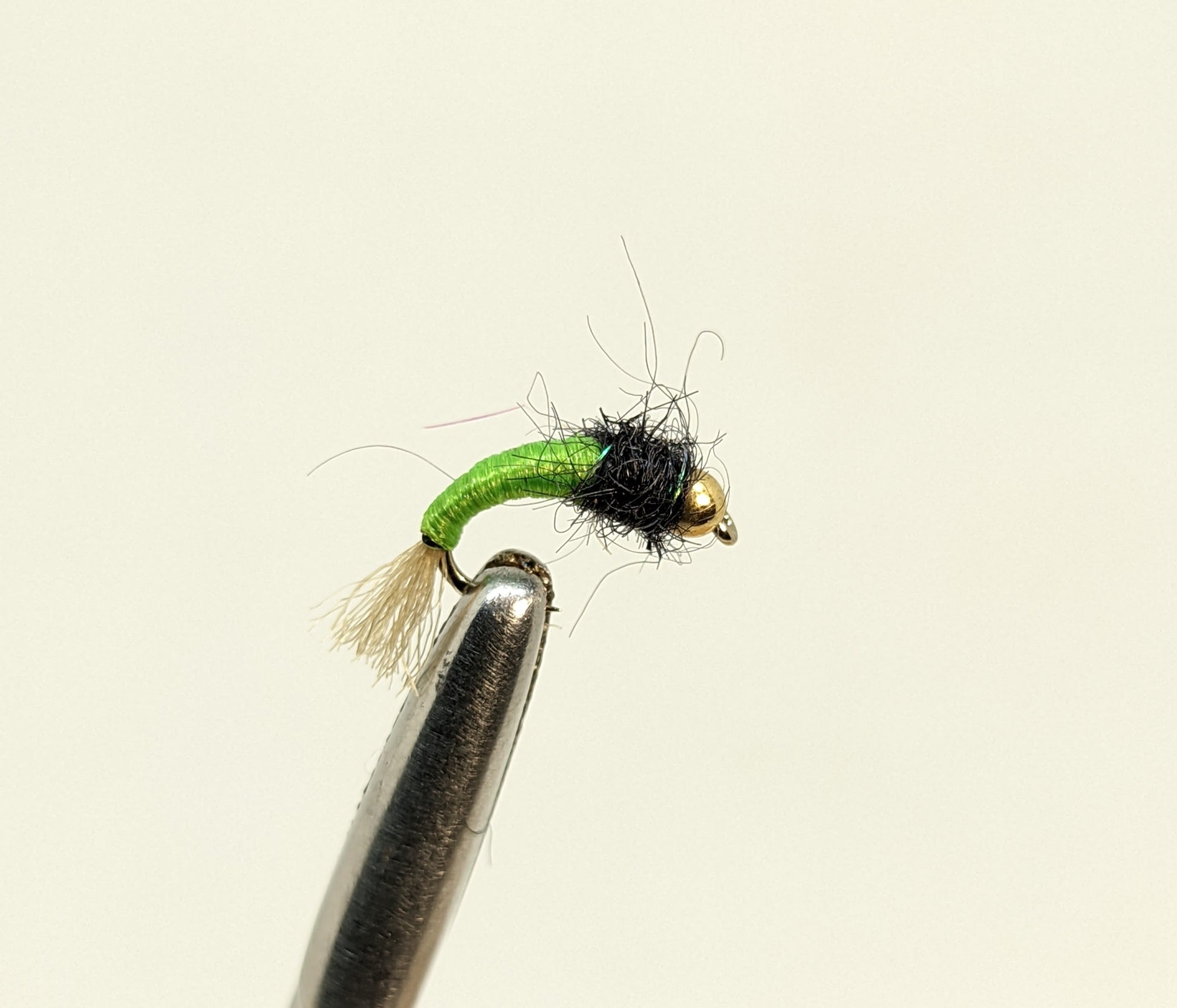 CADDIS LARVA BH - GREEN  FRONTIER FLIES - THE BEST FLY FISHING