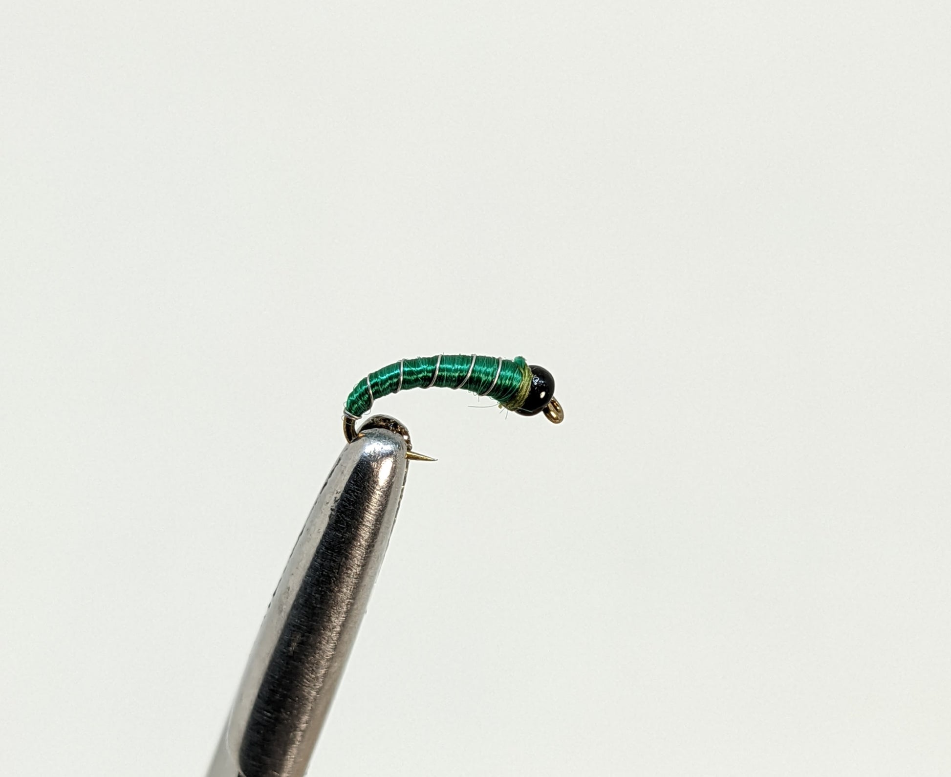 Chironomid Bead Head Green  Fly fishing fly. Dry, subsurface and nymph flies for anglers and fisherman. All the flies you need for sale online. Flies to buy online. Online fly fishing supplies. Catch fish with flies from Frontier Flies.