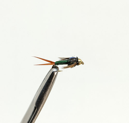Copper John Bead Head  Fly fishing fly. Dry, subsurface and nymph flies for anglers and fisherman. All the flies you need for sale online. Flies to buy online. Online fly fishing supplies. Catch fish with flies from Frontier Flies.