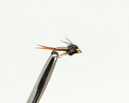 Copper John Bead Head  Fly fishing fly. Dry, subsurface and nymph flies for anglers and fisherman. All the flies you need for sale online. Flies to buy online. Online fly fishing supplies. Catch fish with flies from Frontier Flies.