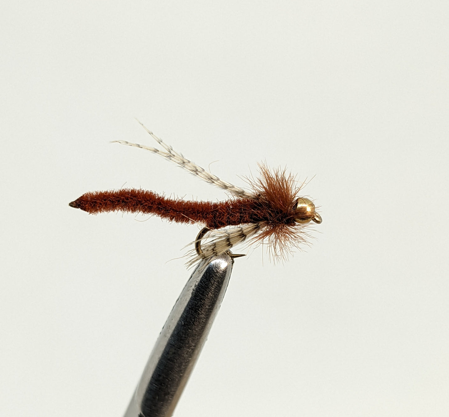 Fox Pupa Bead Head Brown Fly fishing fly. Dry, subsurface and nymph flies for anglers and fisherman. All the flies you need for sale online. Flies to buy online. Online fly fishing supplies. Catch fish with flies from Frontier Flies.